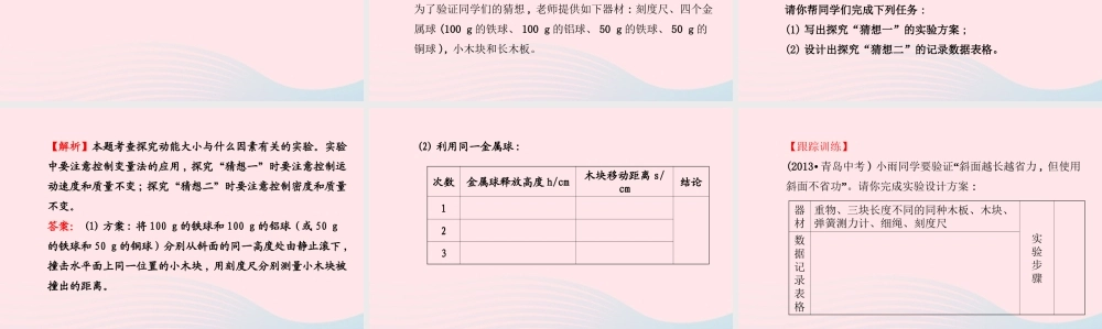 初中物理全程复习方略 专题二 科学探究课件 沪科版 课件