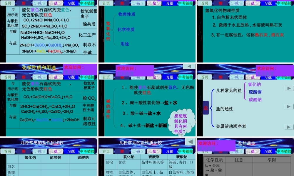 2011年中考化学总复习课件2