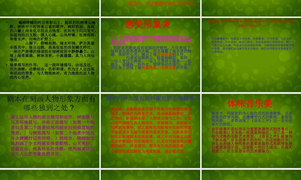 九年级语文下册(16 音乐之声)课件 新人教版 课件