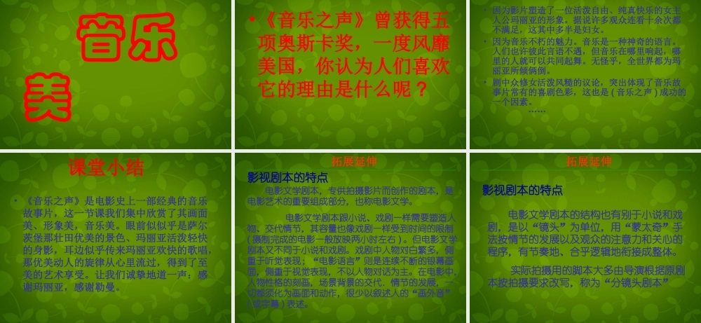 九年级语文下册(16 音乐之声)课件 新人教版 课件