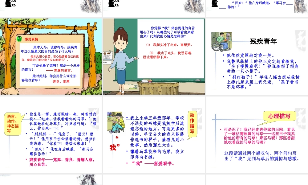 别饿坏了那匹马课件