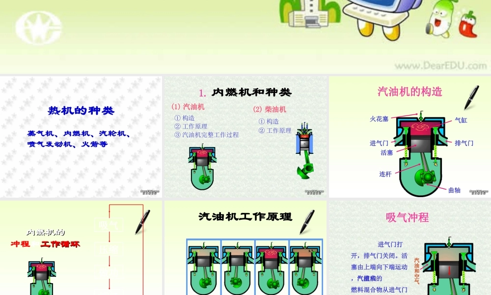 人教版初三物理热机 课件