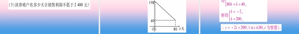九年级数学下册 小专题(三)二次函数的实际应用作业课件 (新版)湘教版 课件