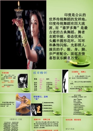 中学七年级语文下册 4.19(观舞记)课件 (新版)新人教版 课件