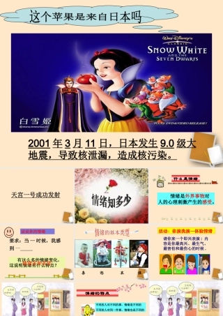 中学七年级政治上册(6.1 丰富多样的情绪)课件 人教新课标版 课件