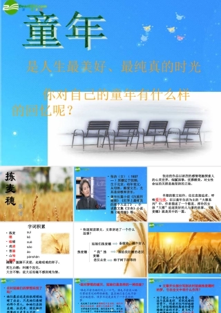 七年级语文上册(拣麦穗)精品课件 冀教版 课件