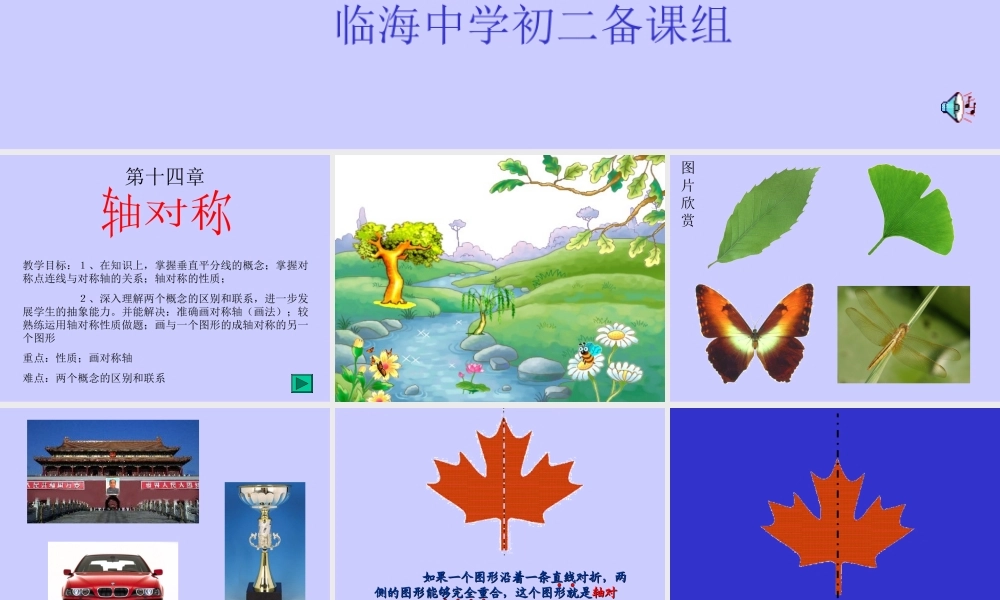 八年级数学上册 轴对称2 ppt 课件