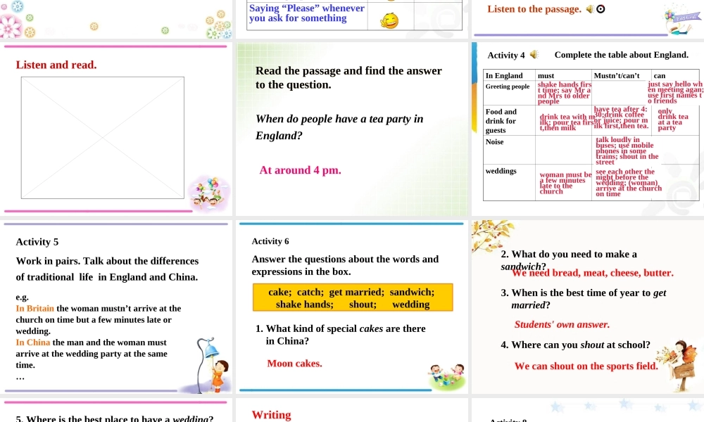 八年级英语上册 Module 12 Unit 2 课件 外研版 课件