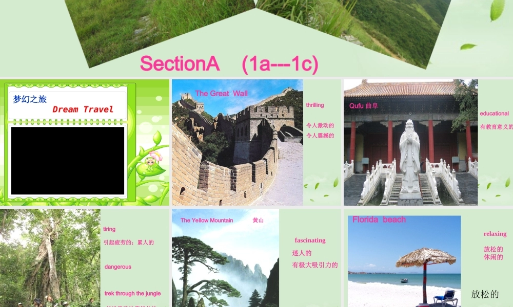 九年级英语 第七单元1A--1C课件 人教新目标版 课件