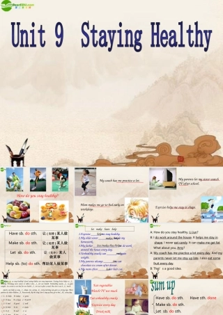 七年级英语上册 unit 9 Staying Healthy课件 人教新目标版 课件