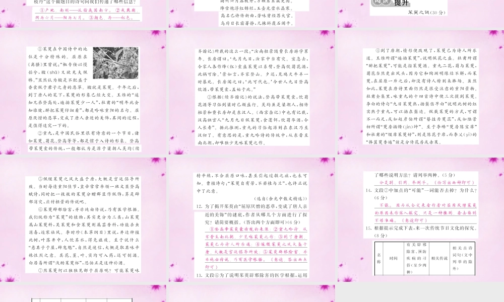 九年级语文下册 18 南州六月荔枝丹课件 语文版 课件