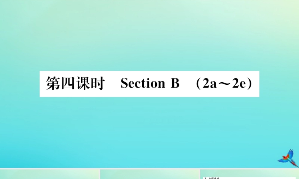 九年级英语全册 Unit 7 Teenagers should be allowed to choose their own clothes(第4课时)习题课件 (新版)人教新目标版 课件