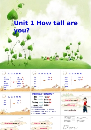 6下unit1how-tall-are-you