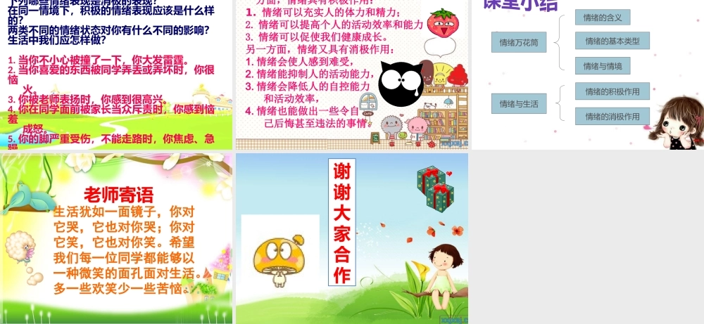 六年级心理下册课件