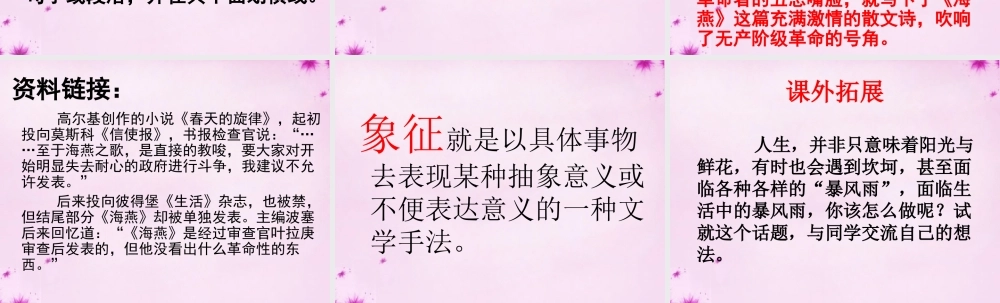 八年级语文下册 2.9 海燕课件 新人教版 课件