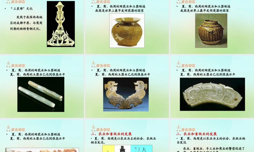 中学七年级历史上册 2.5 灿烂的青铜文明课件 新人教版 课件