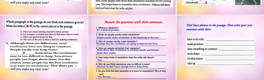 八年级英语上册 Unit 6 I'm giong to study computer science section B(2a 2e)课件 (新版)人教新目标版 课件