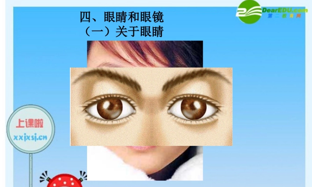 八年级物理 四、眼睛和眼镜课件 人教版 课件