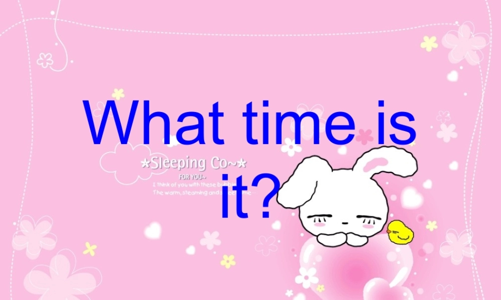 what-time-is-it