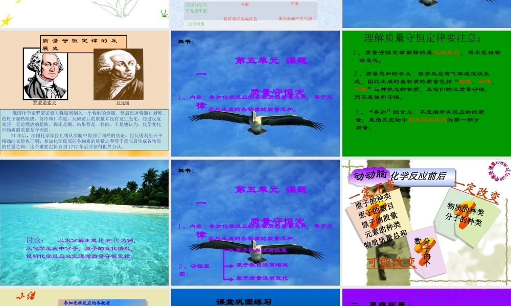 质量守恒定律 (3)