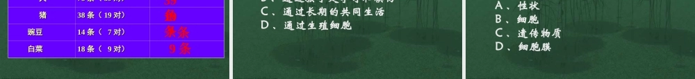 基因在亲子代间的传递八年级生物课件示例二 课件