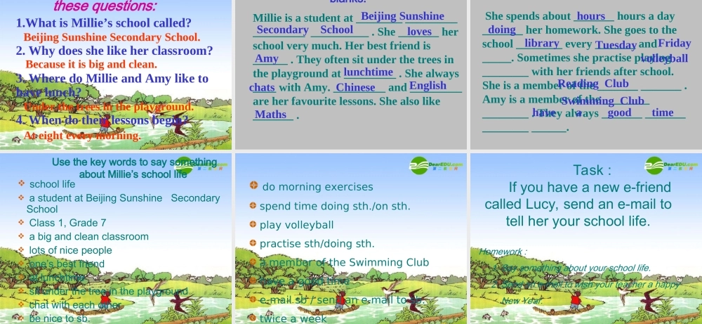 七年级英语上册 Unit 2 My day Reading课件 译林牛津版 课件