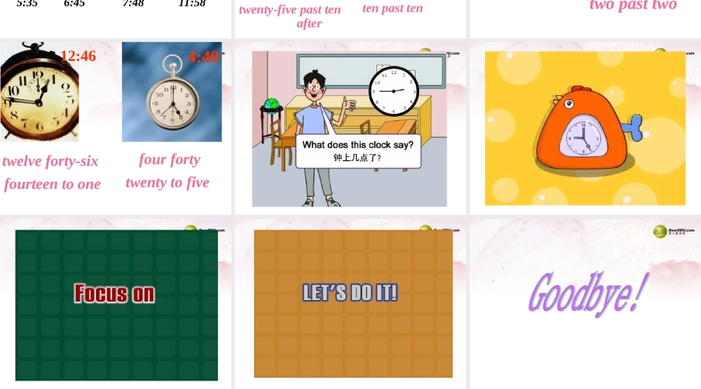 中学七年级英语下册 Lesson 12 Tick-tock课件 冀教版 课件