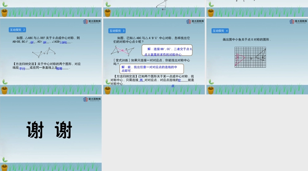 《中心对称》导学案