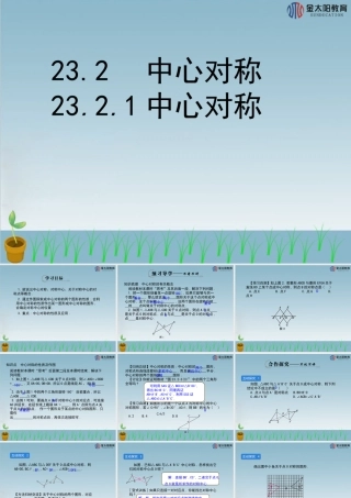 《中心对称》导学案