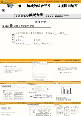 【创新设计_人教版】2012年高考第一复习资料__3-14-2_第二节____流域的综合开发——以美国田纳西河流