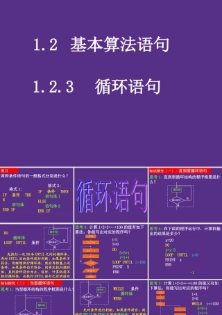 循环语句课件
