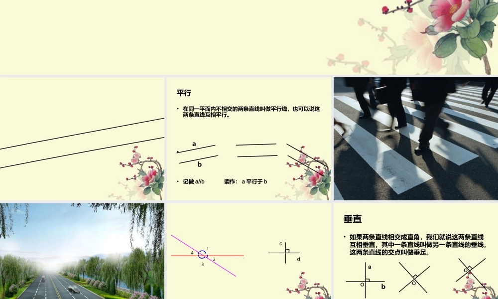 垂直与平行PPT课件