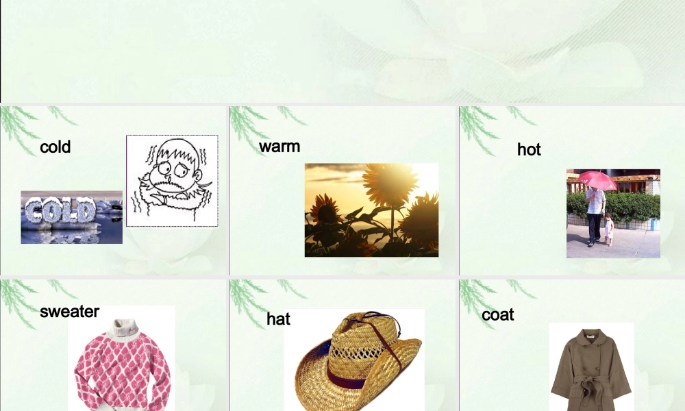 冀教版(一起)二年级英语下册Unit4Lesson25Let’sgooutside课件
