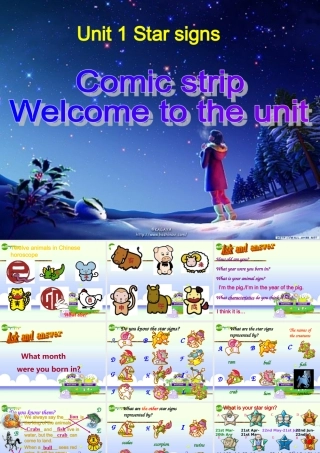 九年级英语上册 Unit1 Period1 Welcome to the unit 第一课时课件 牛津版 课件