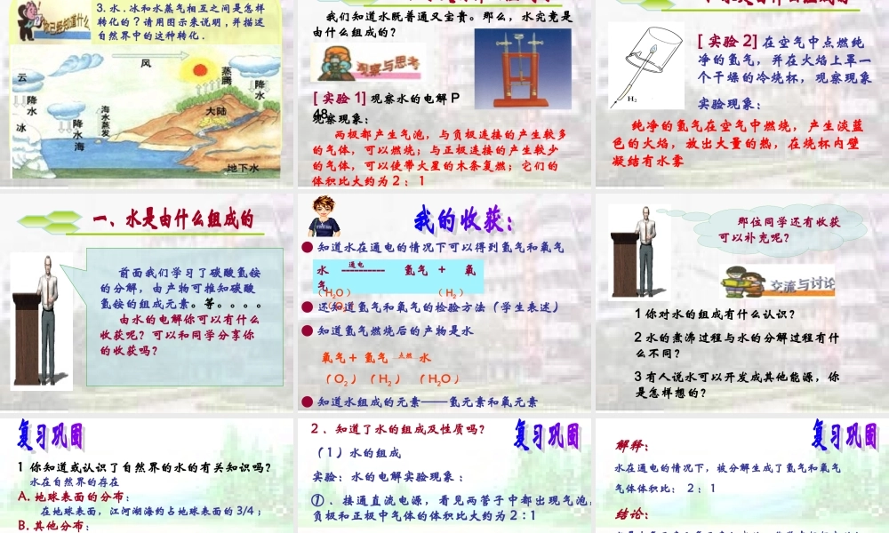 2.4自然界中的水1