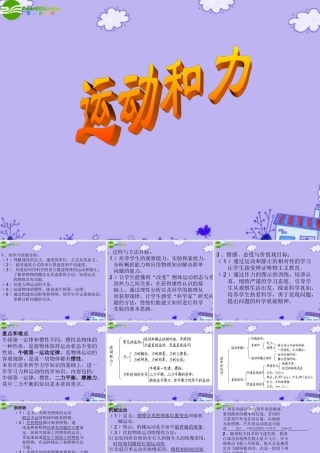 八年级物理下册 第七章运动和力课件 沪粤版 课件