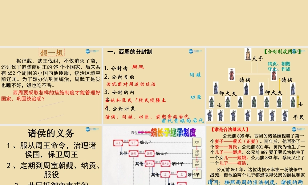 中考历史(夏商西周的社会与国家)复习课件2 课件