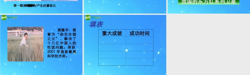 八年级历史下册 第13课 共和国的科技丰碑课件 冀教版 课件