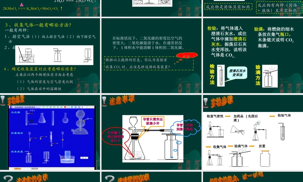 (正式)二氧化碳制取的研究课件