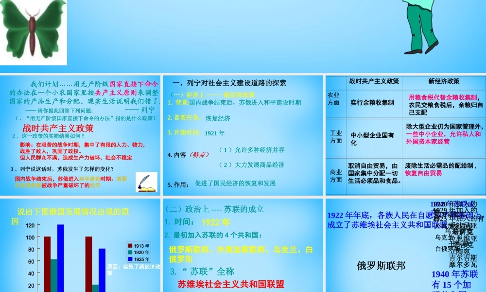 九年级历史下册 第2课(对社会主义道路的探索)课件 新人教版 课件