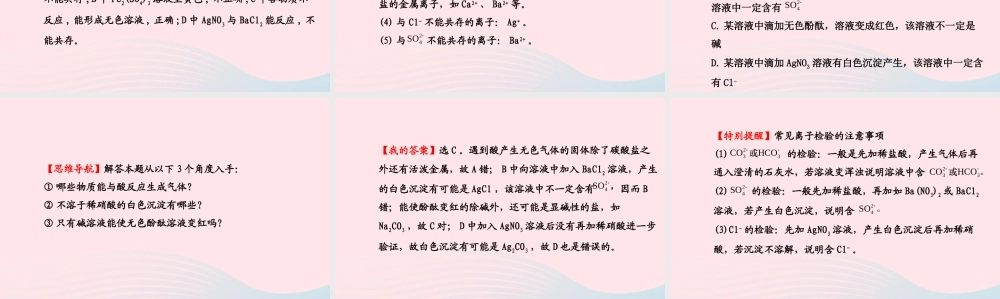 中考化学全程复习 第十一单元 盐 化肥 第2课时盐的化学性质和复分解反应课件 新人教版 课件