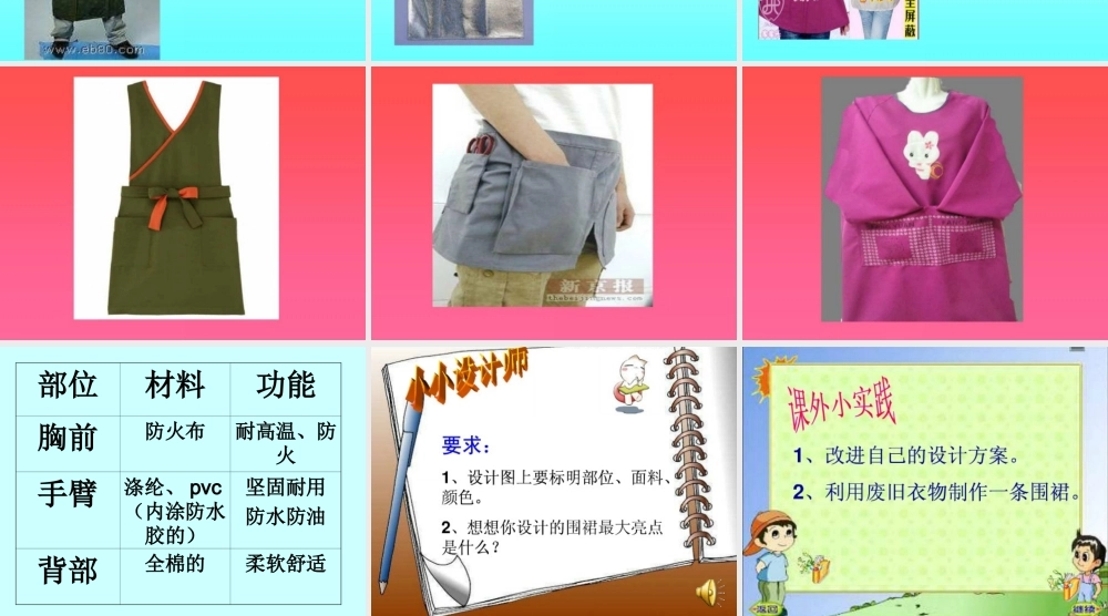 围裙巧设计0