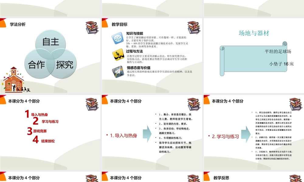 1、远撑前滚翻
