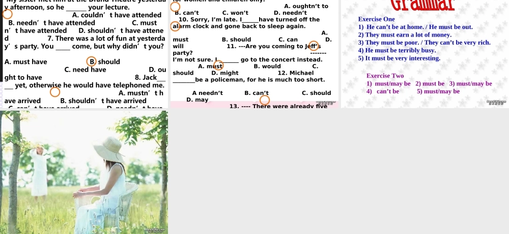 人教版高一英语Unit15 Grammar 课件