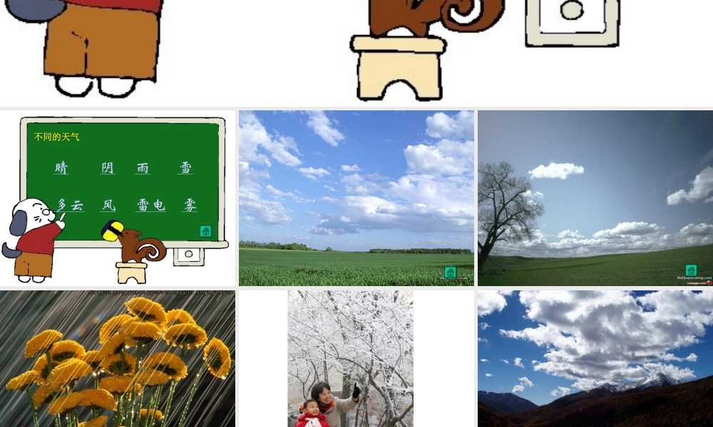 《我们关心天气》教学课件1