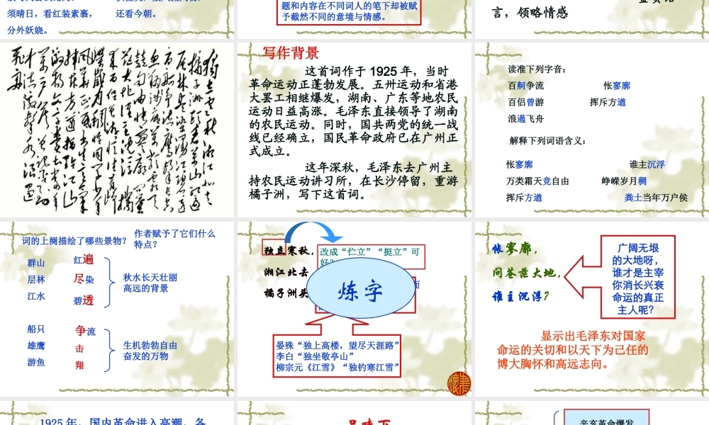 沁园春长沙富(1)