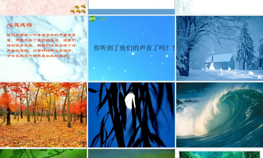 七年级语文下册 (你一定会听见的)课件(三) 鲁教版 课件