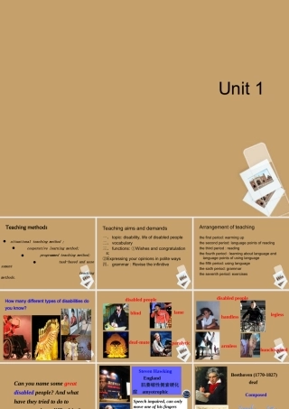 山东省沂水一中高二英语 Unit 1 the first period课件(新人教版 课件