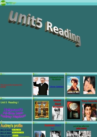 九年级英语 unit5 Reading1 Audrey Hepburn课件 牛津版 课件