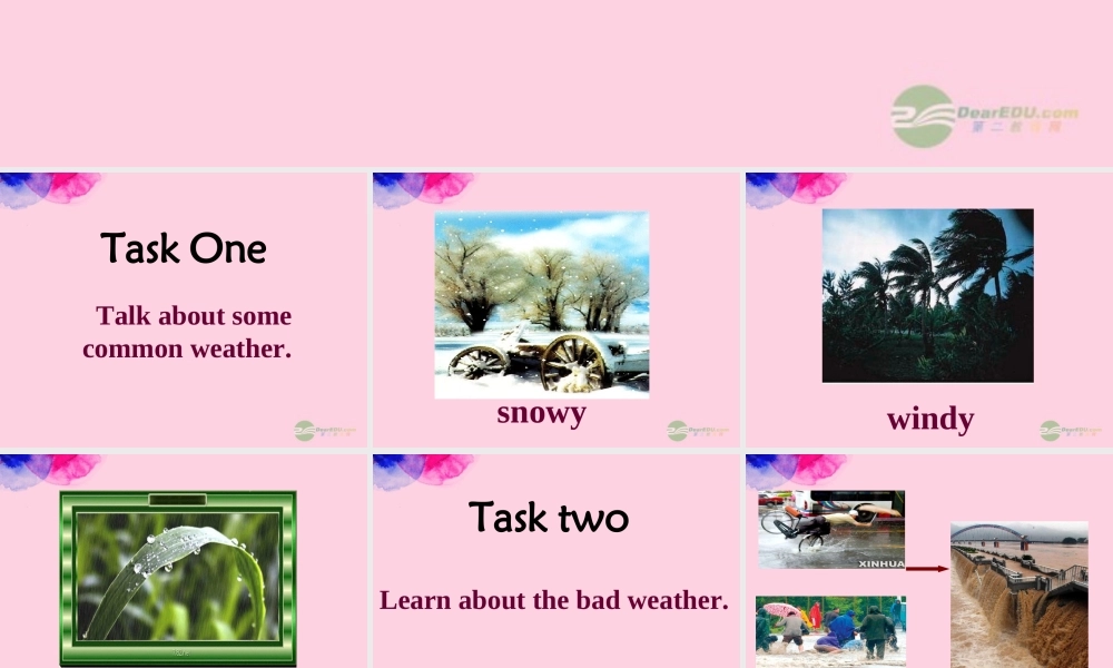 八年级英语上册(Unit 6 Natural Disasters)课件一 牛津译林版 课件